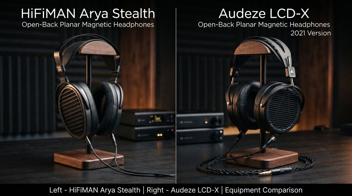 Hifiman Arya vs Audeze LCD-X: Planar Battle (2026)